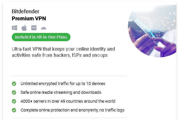 Best VPN  Bitdefender 