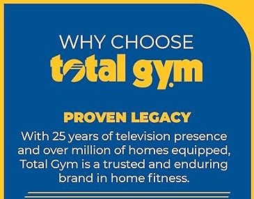 Gym for people over 50s, Total Gym