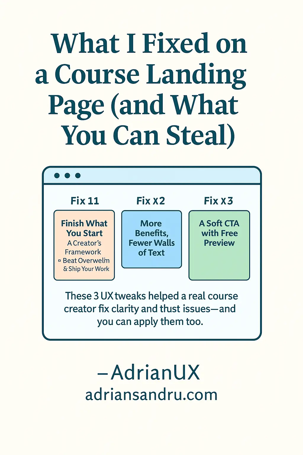 Free UX micro-survey guide for course creators to improve learner feedback and lesson engagement